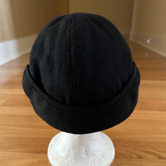Epoch Hats Company Mens Newsboy Black Wool Hat Ear Flaps Size Large - Picture 6 of 14